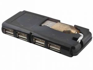 Rozdzielacz HUB 4 Porty USB Czarny